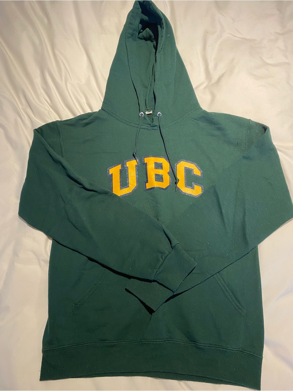 Green UBC Lettered Hoodie Sweatshirt